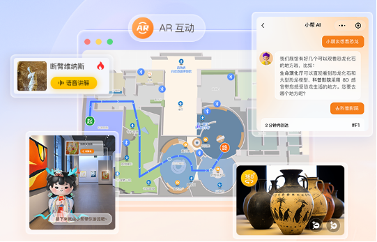 图1｜展厅智慧导览系统